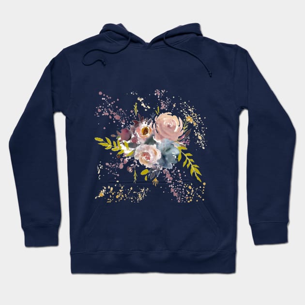 Watercolor Abstract Hoodie by Designs by Katie Leigh